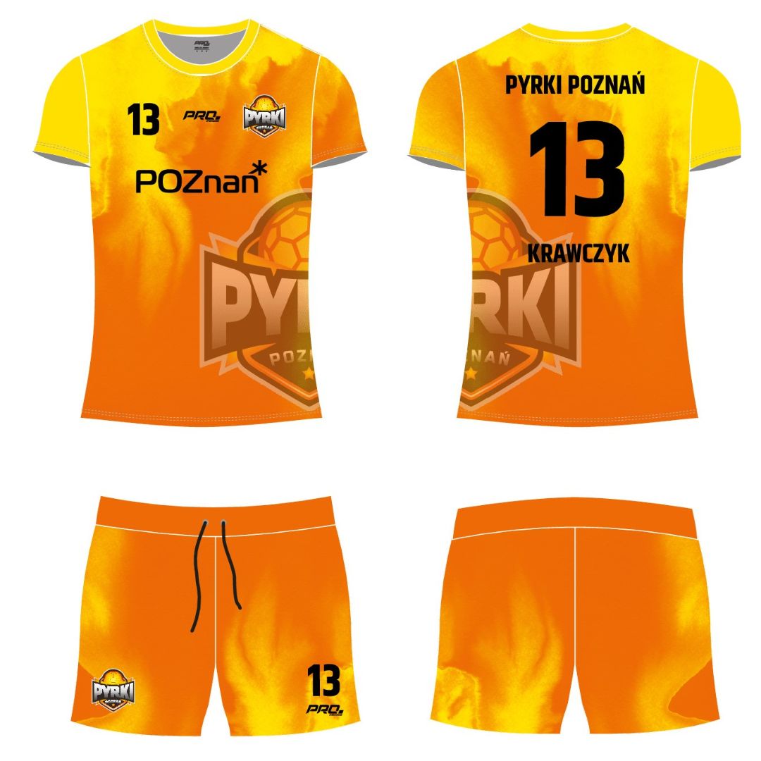 komplet meczowy ponaraczowy